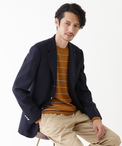 TAKEO KIKUCHI(タケオキクチ)の「【THE FLAGSHIP】ボーダー プルオーバー ニット(ニット/セーター・メンズ・アイボリー系2/ライトオレンジ系1・02/03/04)」の21枚目の写真