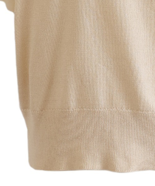 select MOCA Et(セレクトモカエト)の「【Et】Sheer Sleeve Knit Tops(ニット/セーター・レディース・ブラック/ベージュ/グレー・FREE)」の13枚目の写真