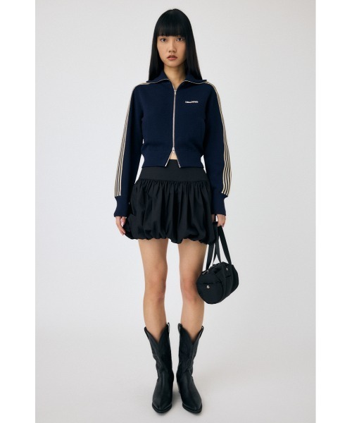 MOUSSY（マウジー）の「KNIT トラックジャケット（その他アウター・レディース・オフホワイト/ネイビー/ライトブルー・FREE）」の14枚目の写真