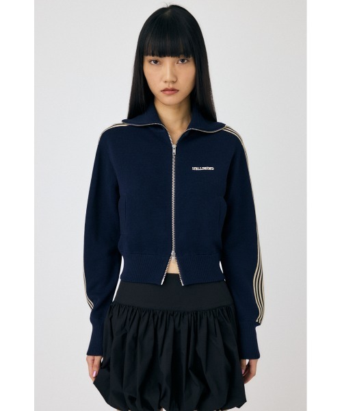 MOUSSY（マウジー）の「KNIT トラックジャケット（その他アウター・レディース・オフホワイト/ネイビー/ライトブルー・FREE）」の16枚目の写真