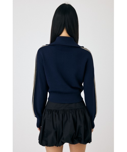 MOUSSY（マウジー）の「KNIT トラックジャケット（その他アウター・レディース・オフホワイト/ネイビー/ライトブルー・FREE）」の18枚目の写真
