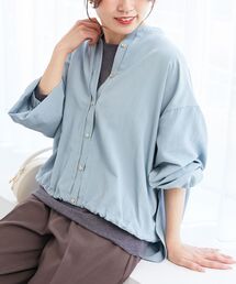 le.coeur blanc | ドロストシアーシャツブルゾン(シャツ/ブラウス)