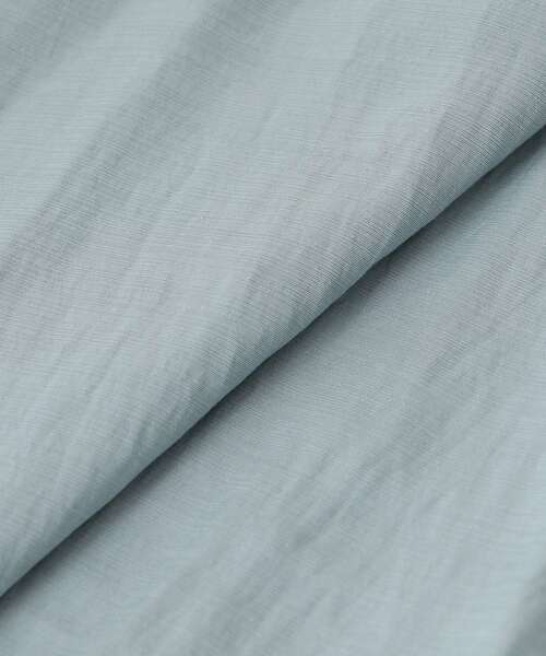 le.coeur blanc（ルクールブラン）の「《手洗い可能》ドロストシアーシャツブルゾン（シャツ/ブラウス・レディース・グリーン/パープル/オフホワイト/ブラック・38）」の5枚目の写真