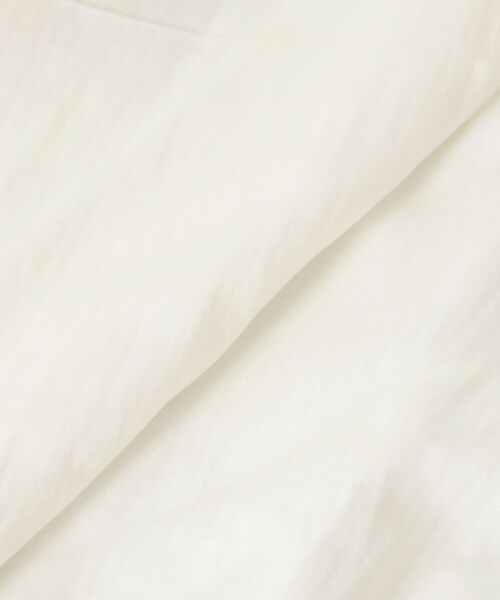 le.coeur blanc（ルクールブラン）の「《手洗い可能》ドロストシアーシャツブルゾン（シャツ/ブラウス・レディース・グリーン/パープル/オフホワイト/ブラック・38）」の7枚目の写真