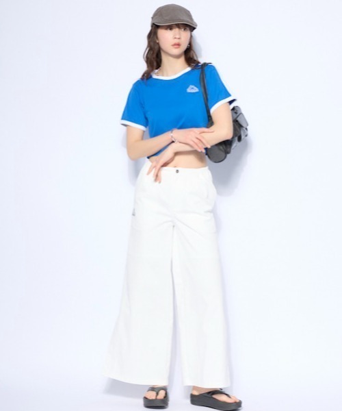 Kappa（カッパ）の「チノワイドパンツ（その他パンツ・レディース・オフホワイト/ブラック・SMALL/MEDIUM/LARGE）」の3枚目の写真