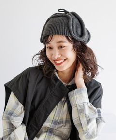 Cycle by myob/サイクルバイエムワイオー】DRAW CODE KNIT CAP(ニット Cycle by myob/サイクルバイエムワイオー】DRAW CODE KNIT CAP(ニット