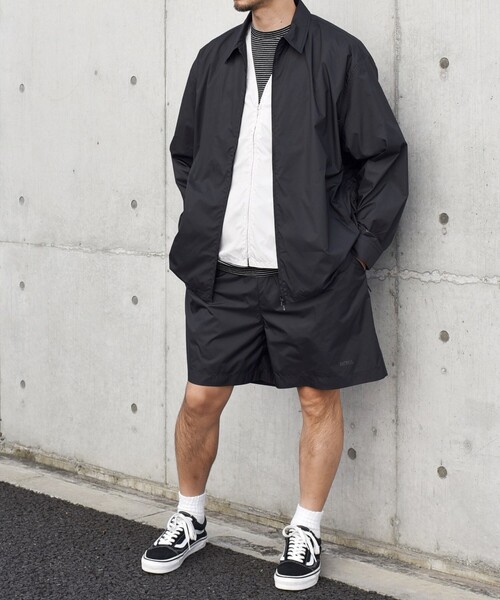 SHIPS any(シップス エニィ)の「SHIPS any:〈撥水加工〉DICROS スピンドル ジップ シャツ(セットアップ対応)◇(シャツ/ブラウス・メンズ・ナチュラル/ダークグレー/ブラック・LARGE/MEDIUM)」の16枚目の写真