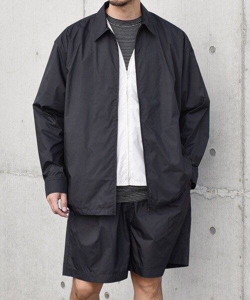 SHIPS any(シップス エニィ)の「SHIPS any:〈撥水加工〉DICROS スピンドル ジップ シャツ(セットアップ対応)◇(シャツ/ブラウス・メンズ・ナチュラル/ダークグレー/ブラック・LARGE/MEDIUM)」の18枚目の写真