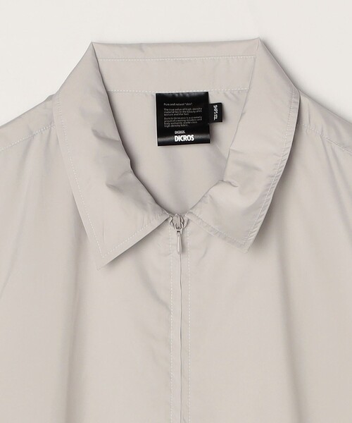SHIPS any(シップス エニィ)の「SHIPS any:〈撥水加工〉DICROS スピンドル ジップ シャツ(セットアップ対応)◇(シャツ/ブラウス・メンズ・ナチュラル/ダークグレー/ブラック・LARGE/MEDIUM)」の22枚目の写真