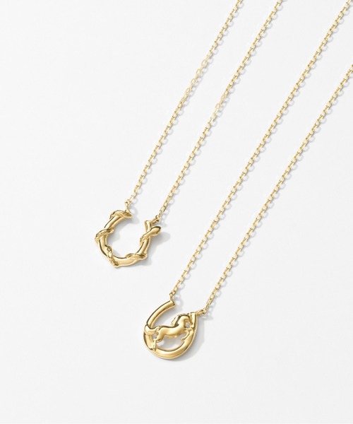 セール】K18 馬蹄/ホースシュー ネックレス（ネックレス）｜Jewel