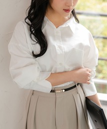 Petitle（プチレ）の「[ 低身長向けサイズ ] ベーシックオーバーシャツ（シャツ/ブラウス）」