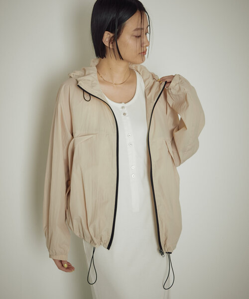 Stone  マウンテンパーカー　S ベージュ SHIPS Colors:〈手洗い可能〉マウンテンパーカー◇ （ブルゾン
