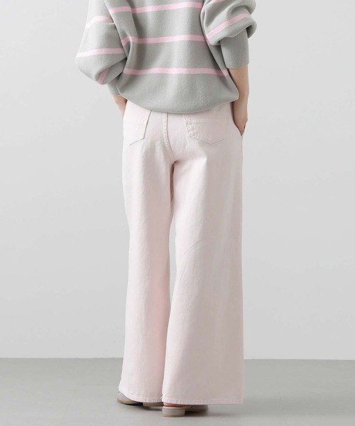 Gready Brilliant（グレディブリリアン）の「２タックワイドデニム（デニムパンツ・レディース・ブルー系/ピンク/オフホワイト・38）」の11枚目の写真