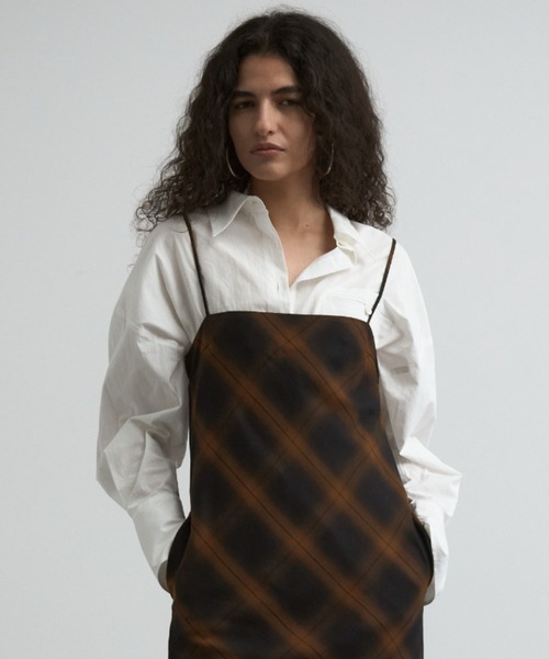 CREDONA（クレドナ）の「PRIMO MULCH SHIRTS/プリモマルチシャツ（シャツ/ブラウス・レディース・ブルー/ホワイト/ベージュ・FREE）」の2枚目の写真