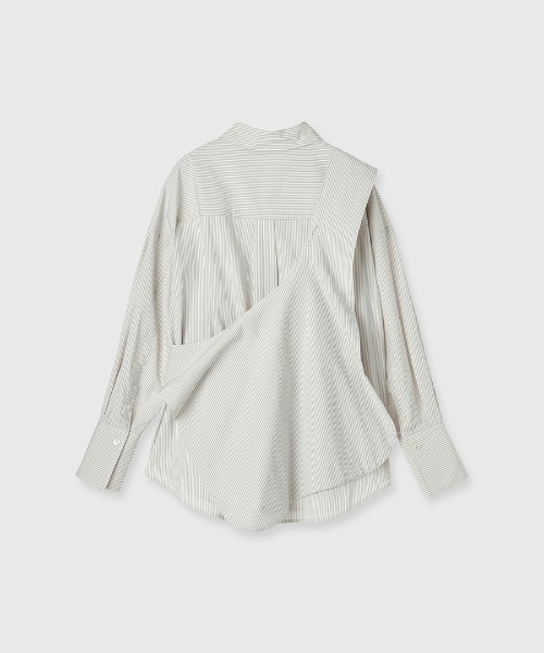 CREDONA（クレドナ）の「PRIMO MULCH SHIRTS/プリモマルチシャツ（シャツ/ブラウス・レディース・ブルー/ホワイト/ベージュ・FREE）」の12枚目の写真