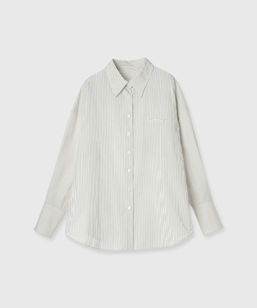 CREDONA（クレドナ）の「PRIMO MULCH SHIRTS/プリモマルチシャツ（シャツ/ブラウス・レディース・ブルー/ホワイト/ベージュ・FREE）」の15枚目の写真