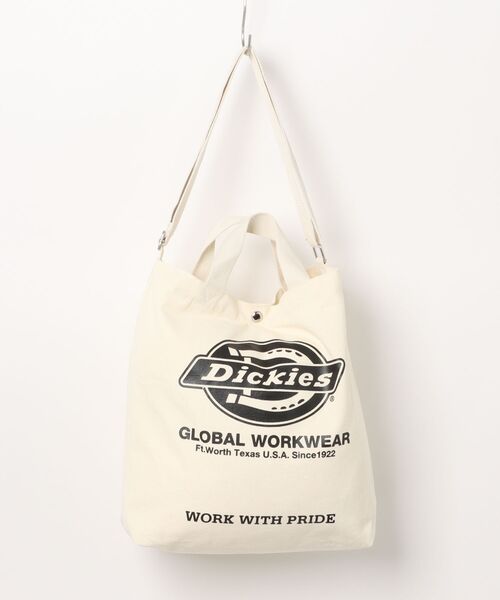 未使用新品！ Dickies 別注スター柄トートバッグ ブラック×ホワイト ディッキーズ Dickies ディッキーズ ショルダーバッグ Dickies