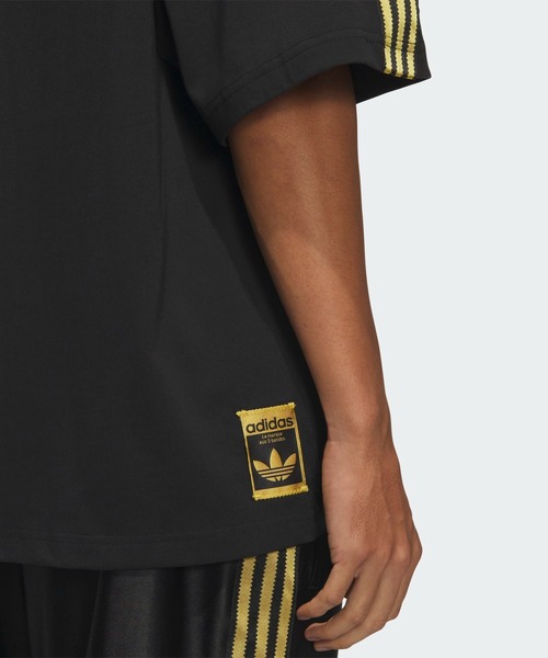 adidas originals ドイツ オリジナルス 半袖Tシャツ アディダス ドイツ オリジナルス 半袖Tシャツ - ブラック