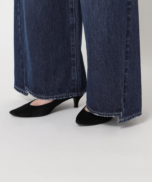 JOURNAL STANDARD（ジャーナルスタンダード）の「《追加2》2タックワイドデニムパンツ（デニムパンツ・レディース・サックスブルー/ブルー系その他・36/38）」の8枚目の写真