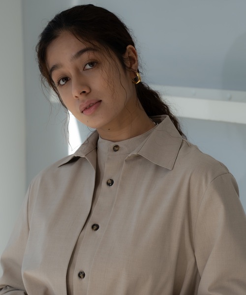 CIEL'AIR（シエルエアー）の「Rayard Jacket（テーラードジャケット・レディース・ベージュ・FREE）」の3枚目の写真