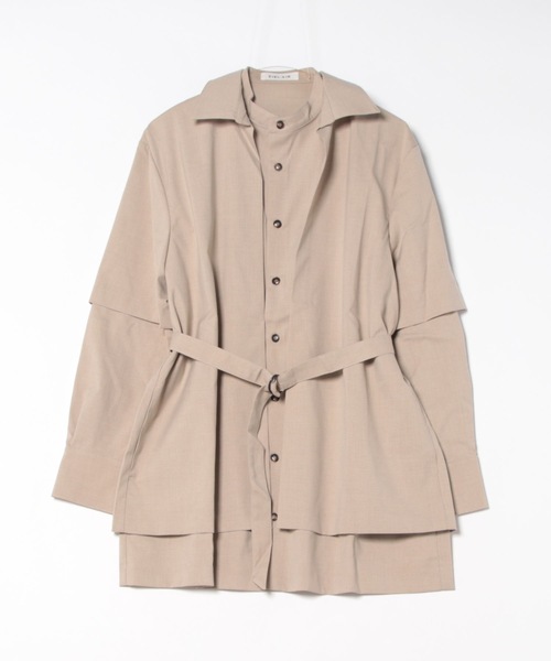 CIEL'AIR（シエルエアー）の「Rayard Jacket（テーラードジャケット・レディース・ベージュ・FREE）」の16枚目の写真