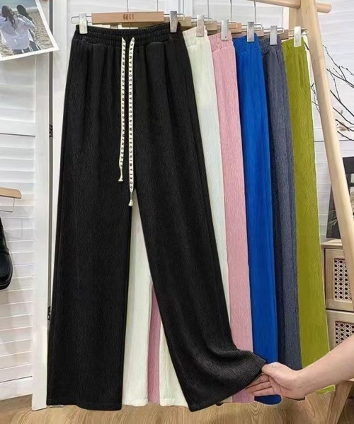 LETee(レティー)の「ポリエステルワイドパンツ(その他パンツ・レディース・グレー/ブルー/ブラック/ピンク・FREE)」の14枚目の写真