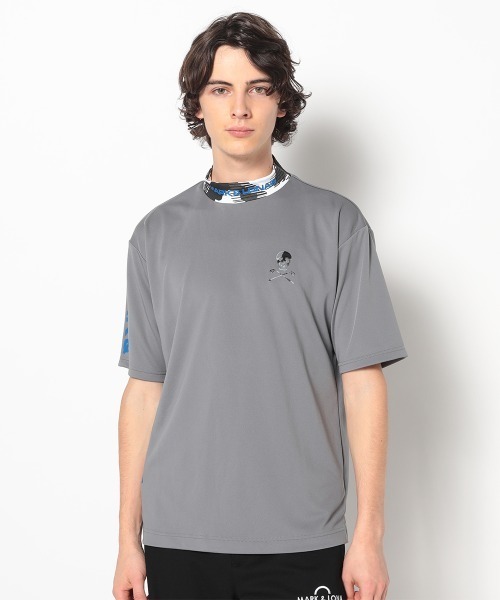 MARK & LONA（マークアンドロナ）の「Assign Structured Mock Neck | MEN（Tシャツ/カットソー・メンズ・ブラック/ブルー/ホワイト/グレー・46/48/50/44）」の3枚目の写真