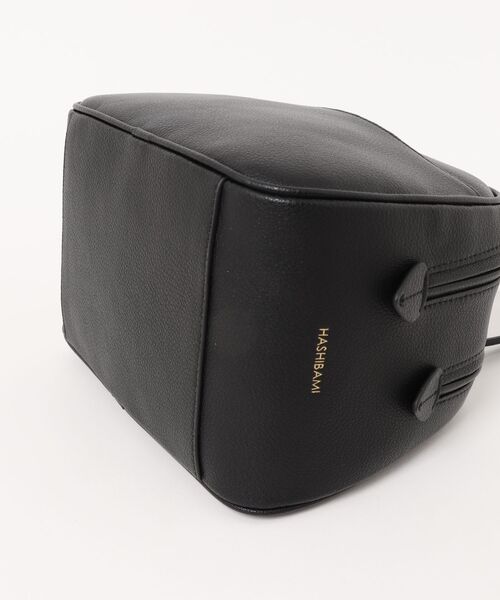 HASHIBAMI（ハシバミ）の「HASHIBAMI/ハシバミ/アローラウンドバッグ【Ha-2410-310】（トートバッグ・レディース・ブラック/ブラウン・F）」の9枚目の写真