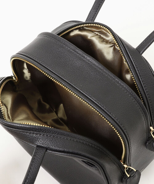 HASHIBAMI（ハシバミ）の「HASHIBAMI/ハシバミ/アローラウンドバッグ【Ha-2410-310】（トートバッグ・レディース・ブラック/ブラウン・F）」の10枚目の写真