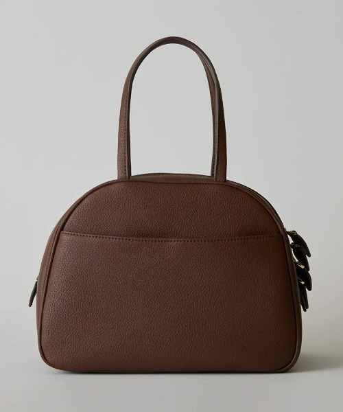 HASHIBAMI（ハシバミ）の「HASHIBAMI/ハシバミ/アローラウンドバッグ【Ha-2410-310】（トートバッグ・レディース・ブラック/ブラウン・F）」の7枚目の写真