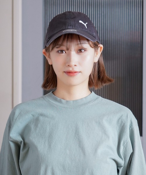 PUMA（プーマ）の「【PUMA/プーマ】コットンツイル ロゴワンポイント キャップ（キャップ・メンズ・ベージュ/ブラック・FREE）」の14枚目の写真