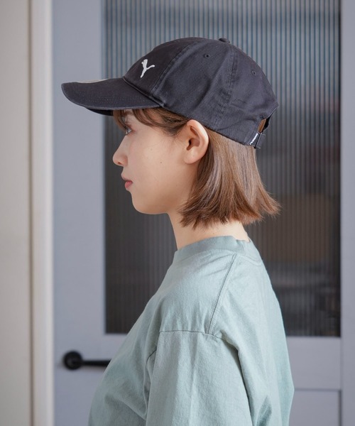 PUMA（プーマ）の「【PUMA/プーマ】コットンツイル ロゴワンポイント キャップ（キャップ・メンズ・ベージュ/ブラック・FREE）」の13枚目の写真