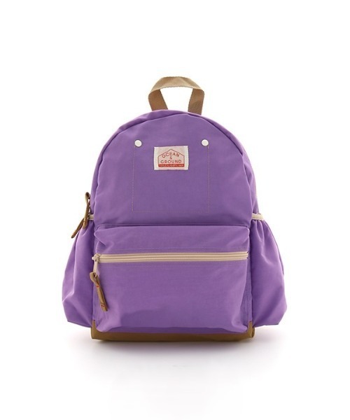 Ocean&Ground（オーシャン&グラウンド）の「DAYPACK GOODAY（バックパック/リュック・キッズ・グリーン/ラベンダー/マスタード/エメラルド/ブルー/ピンク/オレンジ/ターコイズブルー/ライトピンク/ローズ/ライトパープル/ダークネイビー/サーモンピンク/ダークグリーン/ブラック/カーキ/レッド/ネイビー/ベージュ・X-SMALL/SMALL/MEDIUM）」の12枚目の写真