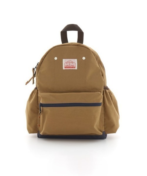 Ocean&Ground（オーシャン&グラウンド）の「DAYPACK GOODAY（バックパック/リュック・キッズ・グリーン/ラベンダー/マスタード/エメラルド/ブルー/ピンク/オレンジ/ターコイズブルー/ライトピンク/ローズ/ライトパープル/ダークネイビー/サーモンピンク/ダークグリーン/ブラック/カーキ/レッド/ネイビー/ベージュ・X-SMALL/SMALL/MEDIUM）」の3枚目の写真