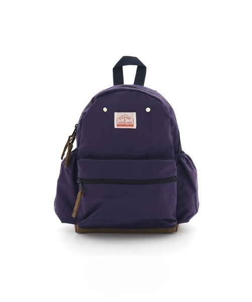 Ocean&Ground（オーシャン&グラウンド）の「DAYPACK GOODAY（バックパック/リュック・キッズ・グリーン/ラベンダー/マスタード/エメラルド/ブルー/ピンク/オレンジ/ターコイズブルー/ライトピンク/ローズ/ライトパープル/ダークネイビー/サーモンピンク/ダークグリーン/ブラック/カーキ/レッド/ネイビー/ベージュ・X-SMALL/SMALL/MEDIUM）」の8枚目の写真