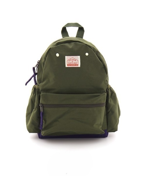 Ocean&Ground（オーシャン&グラウンド）の「DAYPACK GOODAY（バックパック/リュック・キッズ・グリーン/ラベンダー/マスタード/エメラルド/ブルー/ピンク/オレンジ/ターコイズブルー/ライトピンク/ローズ/ライトパープル/ダークネイビー/サーモンピンク/ダークグリーン/ブラック/カーキ/レッド/ネイビー/ベージュ・X-SMALL/SMALL/MEDIUM）」の5枚目の写真