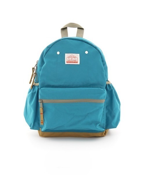 Ocean&Ground（オーシャン&グラウンド）の「DAYPACK GOODAY（バックパック/リュック・キッズ・グリーン/ラベンダー/マスタード/エメラルド/ブルー/ピンク/オレンジ/ターコイズブルー/ライトピンク/ローズ/ライトパープル/ダークネイビー/サーモンピンク/ダークグリーン/ブラック/カーキ/レッド/ネイビー/ベージュ・X-SMALL/SMALL/MEDIUM）」の9枚目の写真
