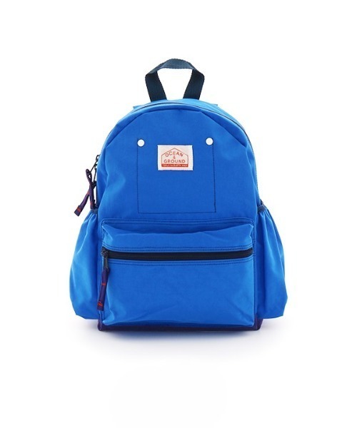 Ocean&Ground（オーシャン&グラウンド）の「DAYPACK GOODAY（バックパック/リュック・キッズ・グリーン/ラベンダー/マスタード/エメラルド/ブルー/ピンク/オレンジ/ターコイズブルー/ライトピンク/ローズ/ライトパープル/ダークネイビー/サーモンピンク/ダークグリーン/ブラック/カーキ/レッド/ネイビー/ベージュ・X-SMALL/SMALL/MEDIUM）」の10枚目の写真