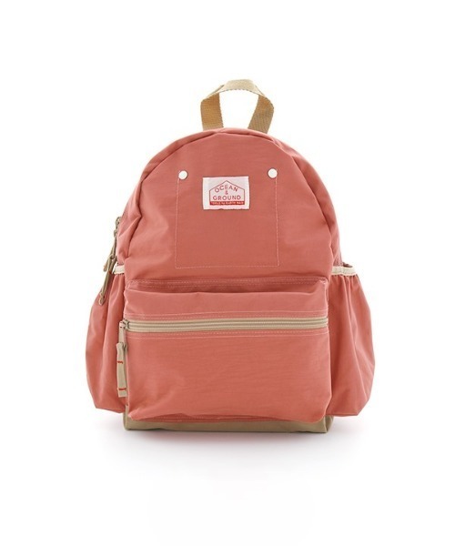 Ocean&Ground（オーシャン&グラウンド）の「DAYPACK GOODAY（バックパック/リュック・キッズ・グリーン/ラベンダー/マスタード/エメラルド/ブルー/ピンク/オレンジ/ターコイズブルー/ライトピンク/ローズ/ライトパープル/ダークネイビー/サーモンピンク/ダークグリーン/ブラック/カーキ/レッド/ネイビー/ベージュ・X-SMALL/SMALL/MEDIUM）」の16枚目の写真