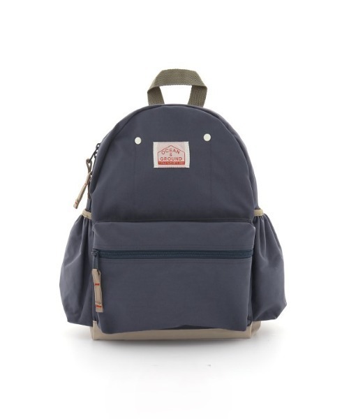Ocean&Ground（オーシャン&グラウンド）の「DAYPACK GOODAY（バックパック/リュック・キッズ・グリーン/ラベンダー/マスタード/エメラルド/ブルー/ピンク/オレンジ/ターコイズブルー/ライトピンク/ローズ/ライトパープル/ダークネイビー/サーモンピンク/ダークグリーン/ブラック/カーキ/レッド/ネイビー/ベージュ・X-SMALL/SMALL/MEDIUM）」の11枚目の写真