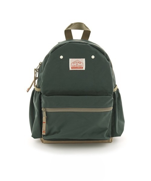 Ocean&Ground（オーシャン&グラウンド）の「DAYPACK GOODAY（バックパック/リュック・キッズ・グリーン/ラベンダー/マスタード/エメラルド/ブルー/ピンク/オレンジ/ターコイズブルー/ライトピンク/ローズ/ライトパープル/ダークネイビー/サーモンピンク/ダークグリーン/ブラック/カーキ/レッド/ネイビー/ベージュ・X-SMALL/SMALL/MEDIUM）」の4枚目の写真