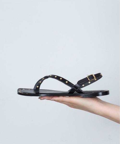コルソローマ ノーヴェ CORSO ROMA 9 レザーサンダル （NERO
