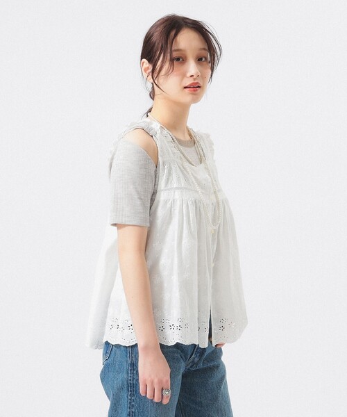 セール】カットワーク キャミソール（シャツ/ブラウス）｜BEAMS