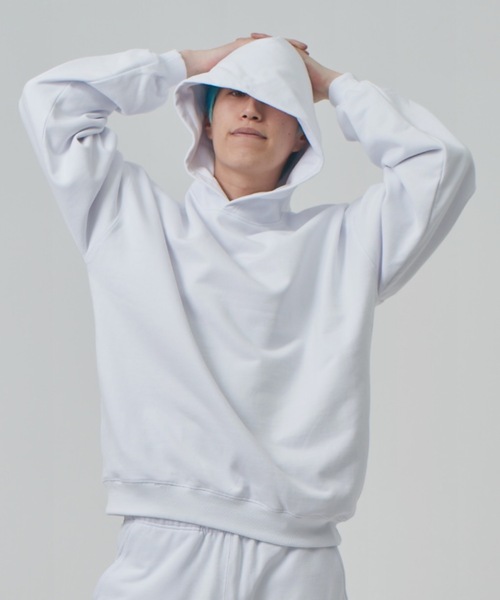 COMMON BASE(コモンベース)の「BLANK H SWEAT HOODIE(パーカー・メンズ・ホワイト/ライトグレー/ブラック/ヘザーグレー・SMALL/MEDIUM/LARGE/X-LARGE)」の1枚目の写真