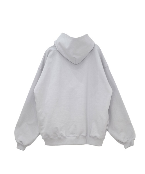 COMMON BASE(コモンベース)の「BLANK H SWEAT HOODIE(パーカー・メンズ・ホワイト/ライトグレー/ブラック/ヘザーグレー・SMALL/MEDIUM/LARGE/X-LARGE)」の8枚目の写真