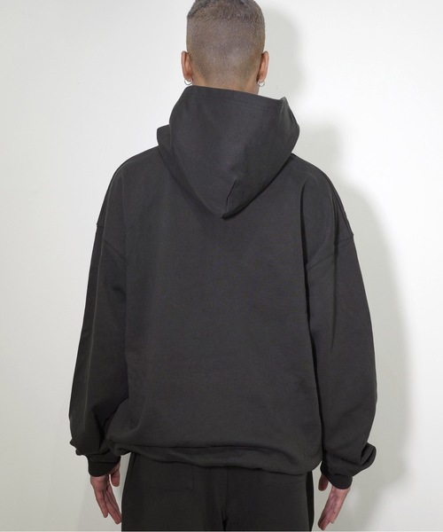 COMMON BASE(コモンベース)の「BLANK H SWEAT HOODIE(パーカー・メンズ・ホワイト/ライトグレー/ブラック/ヘザーグレー・SMALL/MEDIUM/LARGE/X-LARGE)」の18枚目の写真