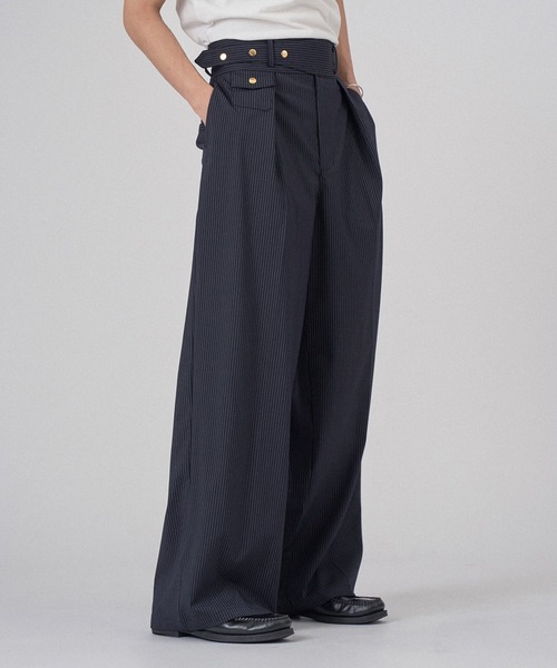 セール】TUCK WIDE GURKHA SLACKS / タックワイドグルカ