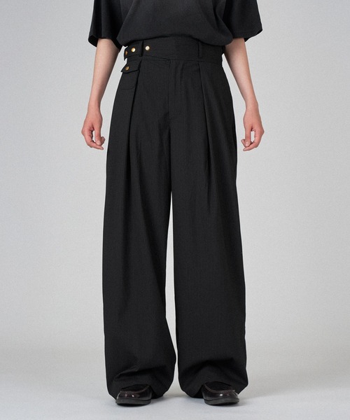 セール】TUCK WIDE GURKHA SLACKS / タックワイドグルカ