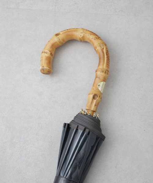Traditional Weatherwear（トラディショナルウェザーウェア）の「Traditional Weatherwear/CLEAR UMBRELLA BAMBOO（長傘・レディース・ブルーグレー/ブラウン・FREE）」の11枚目の写真