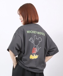 Disney（ディズニー）キャラクタープリント・刺繍ワイドシルエットTシャツ レディース